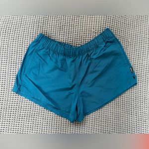 Teal Patagonia Barely Baggies (2.5” Inseam) size Medium